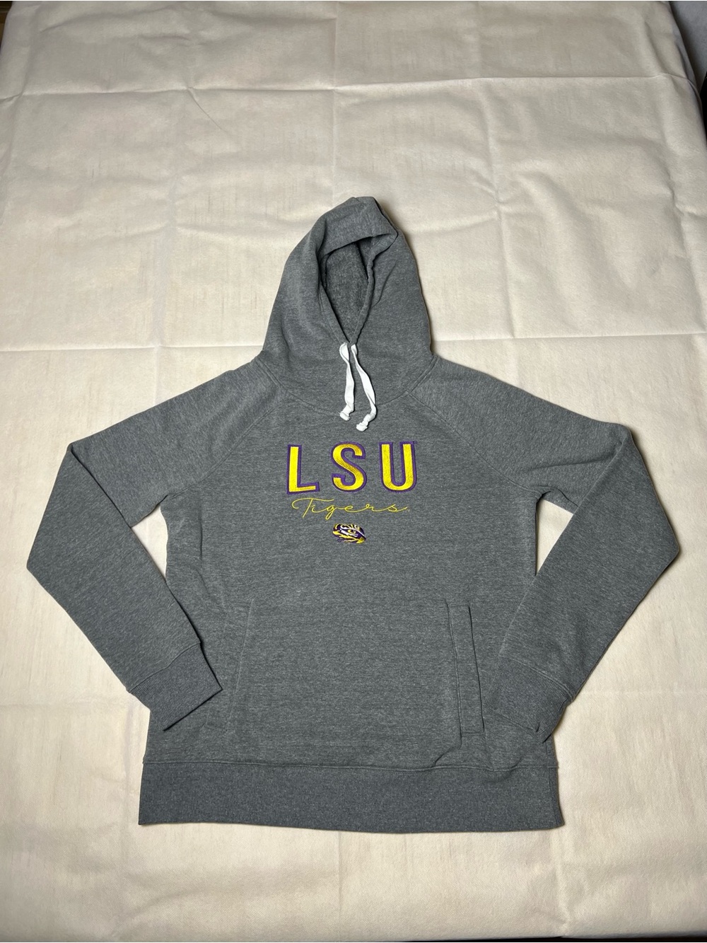 LSU‎ Tigers Gray Pullover Hoodie